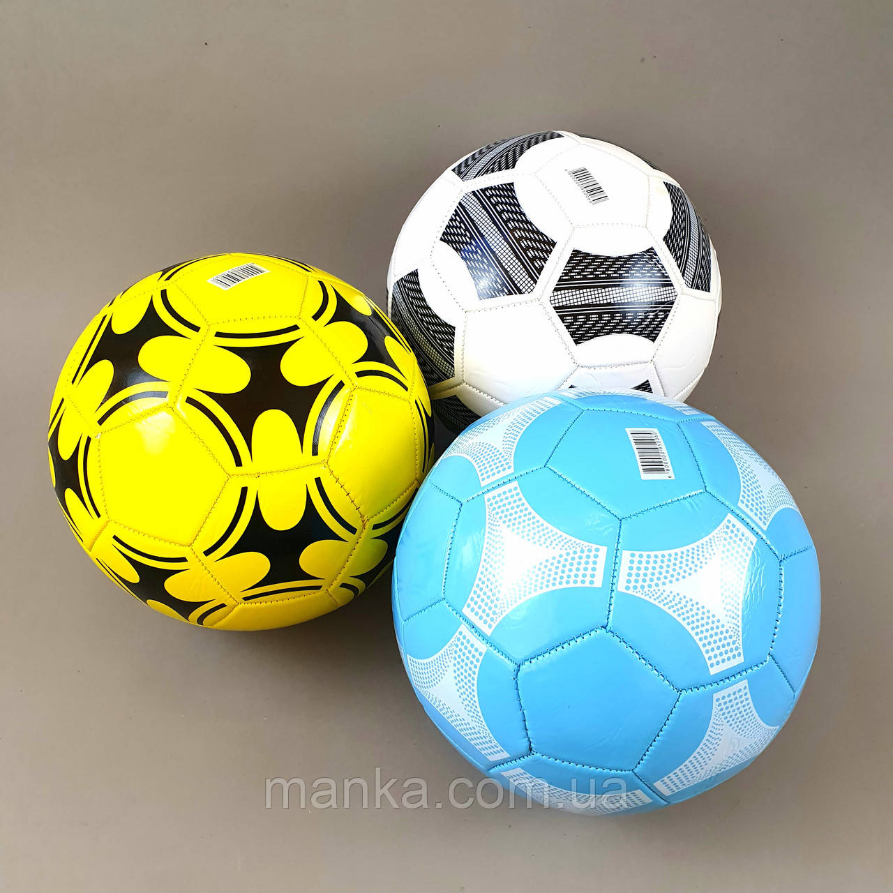 М`яч футбольний C 50168 (100) 4 види, матеріал PVC, вага 270-280 грамм, розмір №5