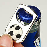 Брелок відкривачка м'яч футбол, баскетбол, теніс із якісним кільцем із неіржавкої сталі. Відкривачка, фото 2