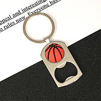 Брелок відкривачка м'яч футбол, баскетбол, теніс із якісним кільцем із неіржавкої сталі. Відкривачка