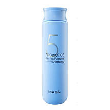 Шампунь з пробіотиками для ідеального об'єму волосся Masil 5 Probiotics Perfect Volume Shampoo 300мл, фото 4