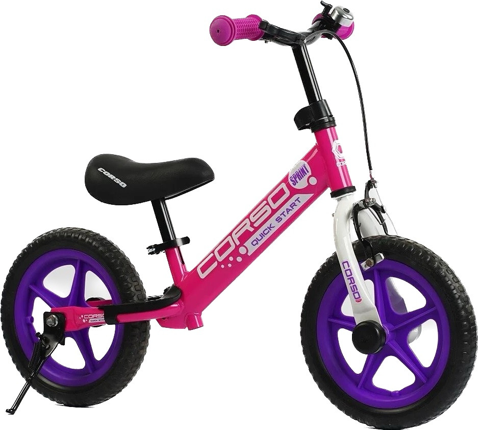 Велобіг (біговел) Corso з ручним гальмом "Quick Start" (12 дюймів) арт. 74822, фото 1