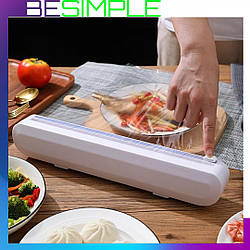 Диспенсер кухонний Wraptastic для зберігання і розрізання харчової плівки, фольги та паперу 36х7,5х7,5