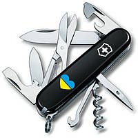 Складной нож Victorinox Climber Ukraine 91 мм Сердце сине-желтое (1.3703.3_T1090u) оригинал