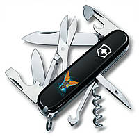 Складаний ніж Victorinox Climber Ukraine 91 мм Ангел ВСУ (1.3703.3_T1061u) оригінал