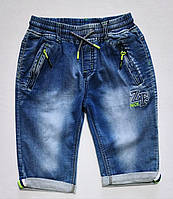 Шорты джинсовые для мальчиков ZF,детские р 152