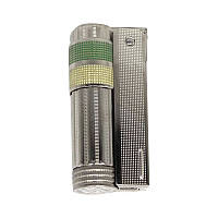 Зажигалка Imco бензиновая Super Triplex Oil chrome yellow-green Two Tone (IM1800084)