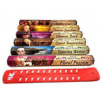 Набір пахощів Tulasi Магія Любові 6 видів ароматів із дерев'яною підставкою (DN34590)