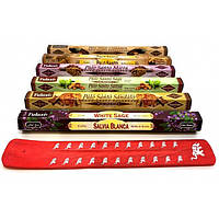 Набір пахощів Tulasi Пало Санто 6 видів ароматів із дерев'яною підставкою (DN34591)