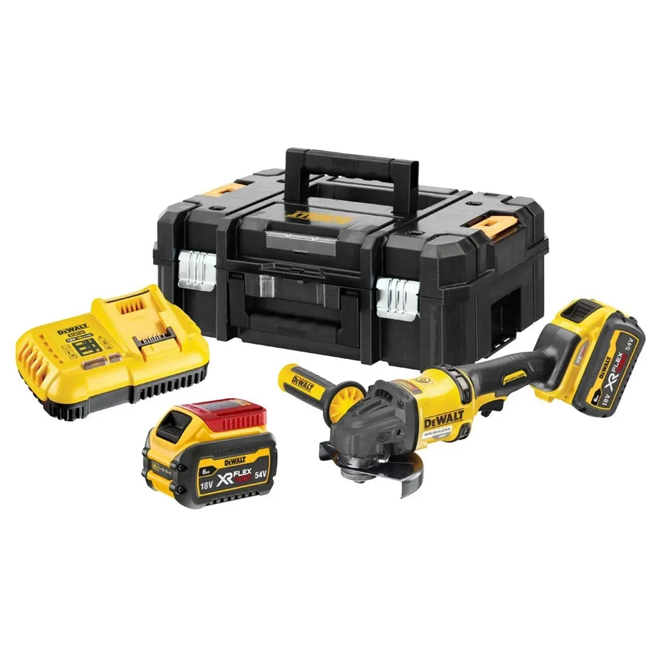 Шліфмашина кутова — болгарка акумуляторна безщіткова DeWALT DCG418X2
