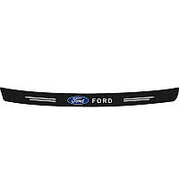 Наклейка на задній бампер заокруглена карбонова Ford всі моделі та інші марки автомобілів 100х10см