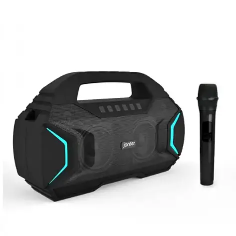 Колонка Bluetooth JONTER M100 + мікрофон КАРАОКЕ, фото 2