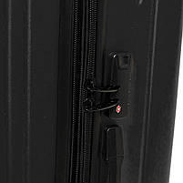 Дорожня валіза 31 ABS-пластик FASHION 804 black.Дорожні валізи на колесах гуртом і в роздріб в Україні, фото 2