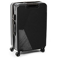 Дорожня валіза 31 ABS-пластик FASHION 804 black.Дорожні валізи на колесах гуртом і в роздріб в Україні, фото 3
