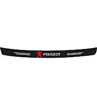 Наклейка на задній бампер заокруглена карбонова Peugeot всі моделі та інші марки автомобілів 100х10см