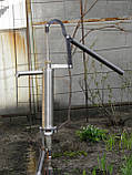 Ручний водяний насос колонка. Поршневий ручний насос для свердловини., фото 7