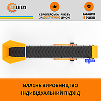 Конвеєр з шевронною стрічкою для важких сипучих матеріалів ЛТ-4-500, мобільний конвеєр, навантажувач стрічковий