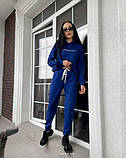 Стильний жіночий весняний костюм з патріотичним принтом UKRAINIAN, фото 7