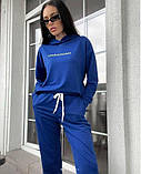 Стильний жіночий весняний костюм з патріотичним принтом UKRAINIAN, фото 4