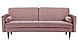 Сучасна софа розкладна на ніжках Олівія рожева Vetro Mebel, зручний спальний диван-кляк у вітальню, фото 3