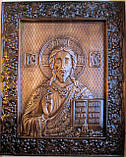 Різьблена ікона Спасителя Ісуса Христа, фото 4