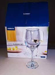 Набір бокалів для вина ARDESTO Gloria 6 шт, 300 мл, скло AR2630GW, фото 2