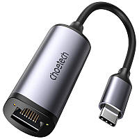 Мережевий адаптер Choetech HUB-R02 USB-C to RJ45 2.5Gbps (1405314)