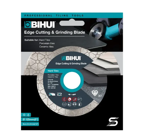 Алмазний диск BIHUI EDGE 125 ММ для запила кута плитки