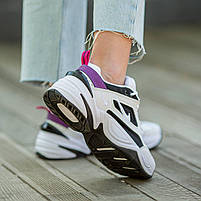 Модні кроссівки жіночі весна осінь Nike M2K Tekno White\Black\Pink. Класні жіночі кросси Найк М2 Текно., фото 6