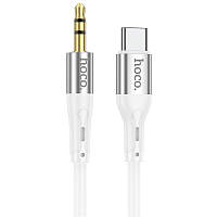 Кабель HOCO 3.5mm to Type-C silicone digital audio conversion cable UPA22 |1M|
