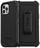 Чехол противоударный с клипсой OtterBox Defender 77-65449 для iPhone 12 Pro Max (6.7") Black