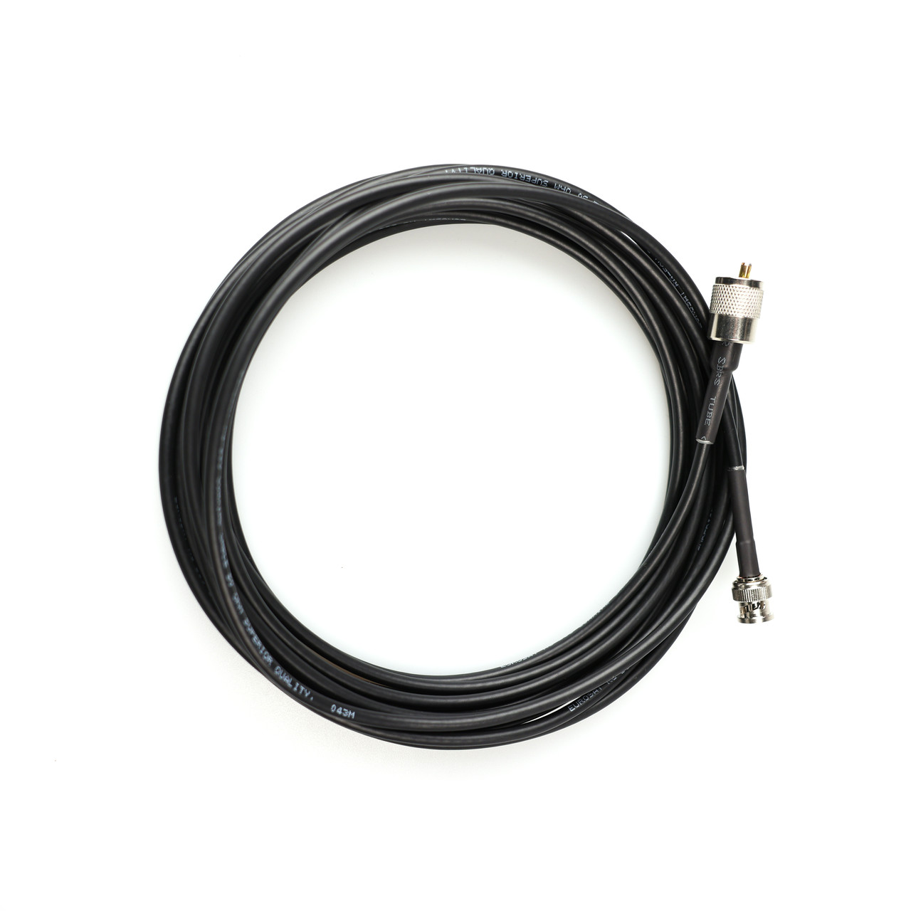 Кабель - RG 58 A/U Коаксіальний кабель Роз‘єми: UHF (Мale)/ PL259, BNC (Male), Довжина - 5 м.