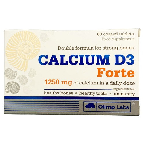 Вітаміни і мінерали Olimp Labs Calcium D3 Forte (60 таблеток.), фото 1
