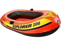 Двухместная надувная лодка Intex Explorer 58330 185х94х41 см для детей и взрослых
