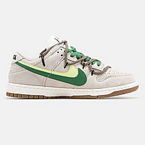 Чоловічі Кросівки Nike SB Dunk Low SE 85 Double Swoosh Grey Green / Найк СБ Данк СЄ 85 Дабл Свуш Низькі Сірі, фото 3