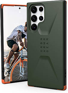 Оригінальний чохол UAG Civilian Series Olive Drab для Samsung Galaxy S22 Ultra SM-S908