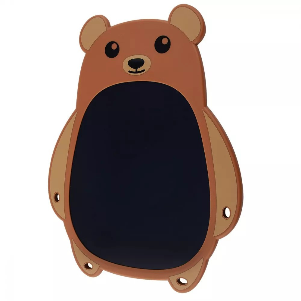 Дитячий планшет для малювання Bear 8.5" LCD коричневий
