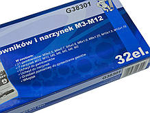Комплект мітчиків та плашок M3-M12 32шт G38301, фото 4