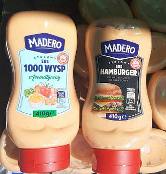 Соус Madero Hamburger, 1000 Wusp 410 г