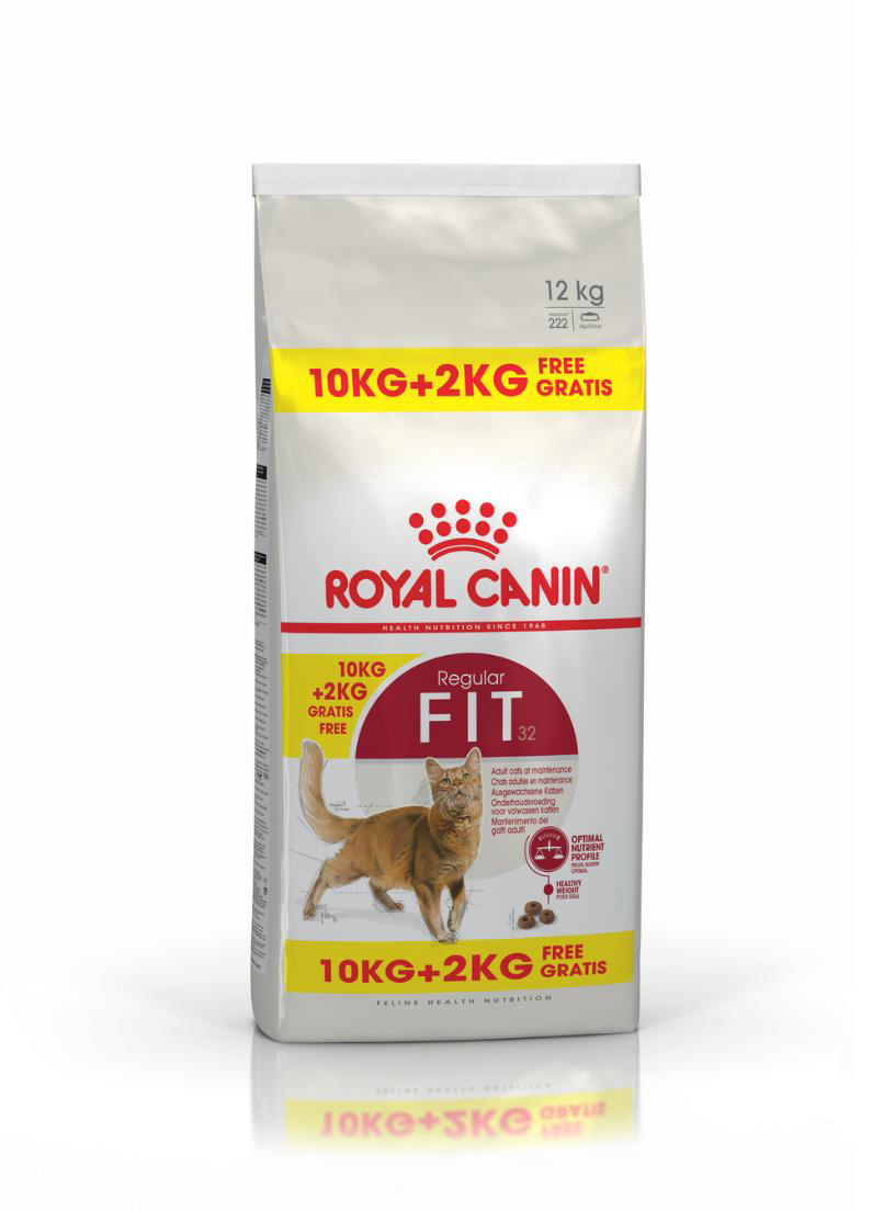 Сухий корм Royal Canin FIT32 для енергійних котів, 10+2kg, фото 1