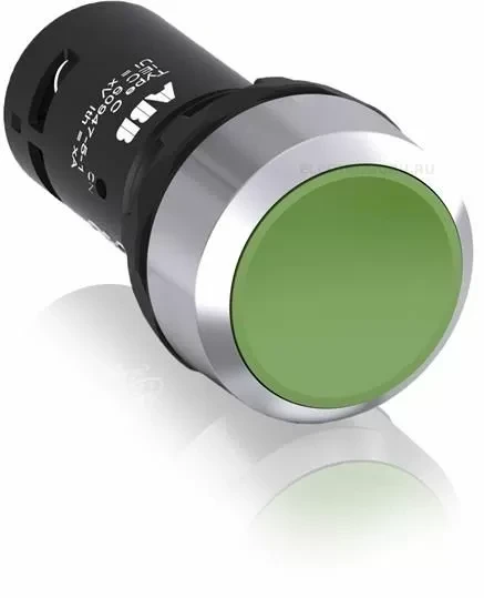 Кнопковий вимикач ABB CP2-30G-20 із фіксацією Зелений (1SFA619101R3022)
