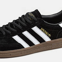 Чоловічі Кросівки Adidas Spezial Handball Black White / Адидас Спешл Гандбол Чорні з Білим, фото 5