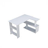 Комп'ютерний стіл IdealMebel КС-19, письмовий стіл з полицями, стіл-стиллаж, фото 5