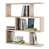 Полиця навісна на стіну IdealMebel Тренд 16, книжкова полиця, декоративна полиця в кімнату, будинок., фото 9