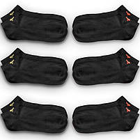 Шкарпетки чоловічі короткі Septwolves 200N 26-28 см 6 пар подарунковий набір шкарпеток Black 1 шт., фото 3