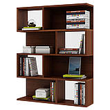 Полиця навісна на стіну IdealMebel Тренд 27, книжкова полиця, декоративна полиця в кімнату, будинок., фото 3