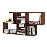 Полиця навісна на стіну IdealMebel Тренд 28, книжкова полиця, декоративна полиця в кімнату, будинок., фото 3