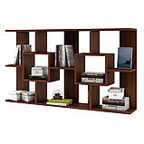 Полиця навісна на стіну IdealMebel Тренд 37, книжкова полиця, декоративна полиця в кімнату, будинок., фото 4