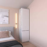 Шафа для одягу і речей IdealMebel IP-14, шафа-пенал з полицями в спальню, вітальню, передпокій, фото 6