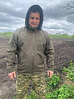 Куртка тактична демісезонна Softshell Хакі, фото 9