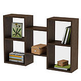 Полиця навісна на стіну IdealMebel Куб 10, книжкова полиця, декоративна полиця в кімнату, будинок., фото 2